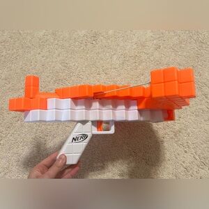 Boy’s Hasbro Nerf Minecraft Pillager's Orange Crossbow Dart Blaster Gun